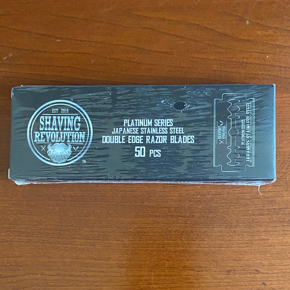 Viking.  Shaving Revolution double edged razor blades. 50 pack. NWT